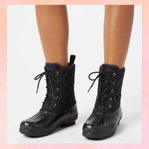 Sperry Quilted Waterproof Duck Boots- Size 9